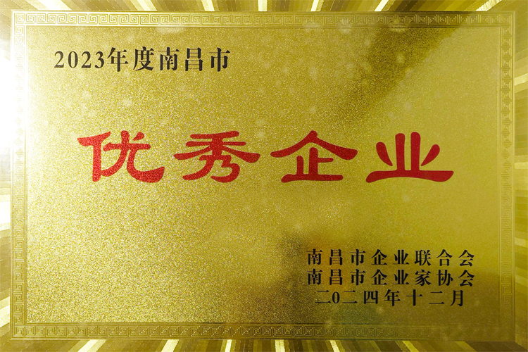 喜報：公司獲評南昌市“優(yōu)秀企業(yè)” 董事長丁杰、總裁范驥同獲表彰
